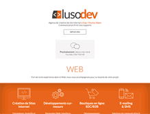 Tablet Screenshot of lusodev.fr